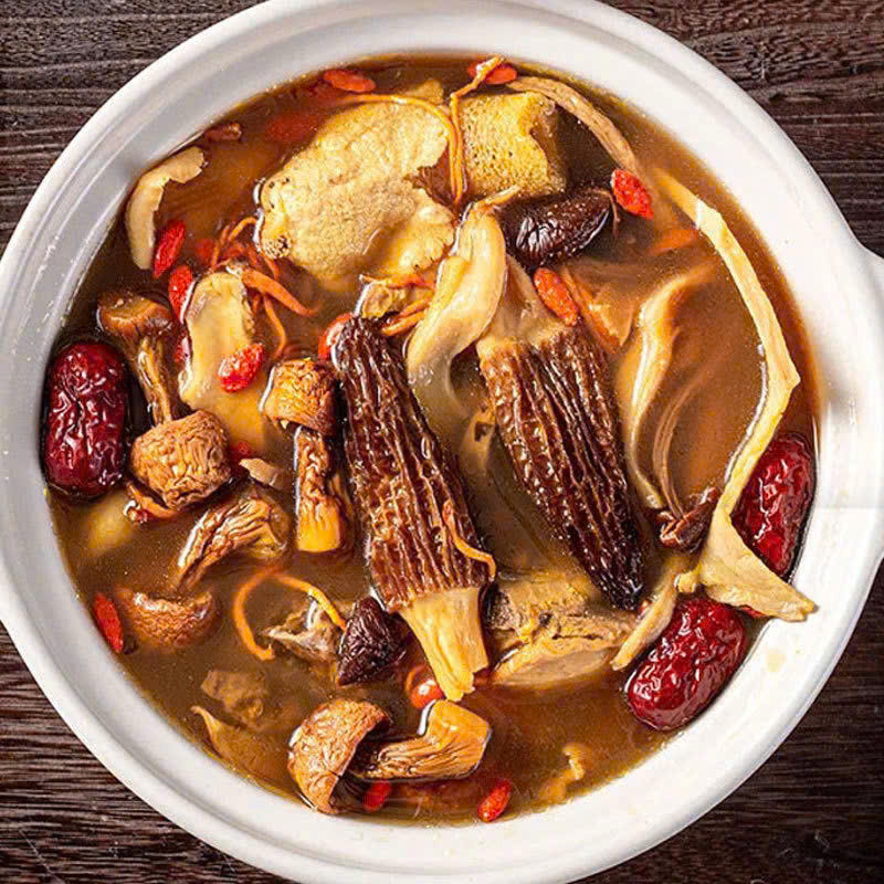 Set canh nấm dưỡng sinh 12 vị